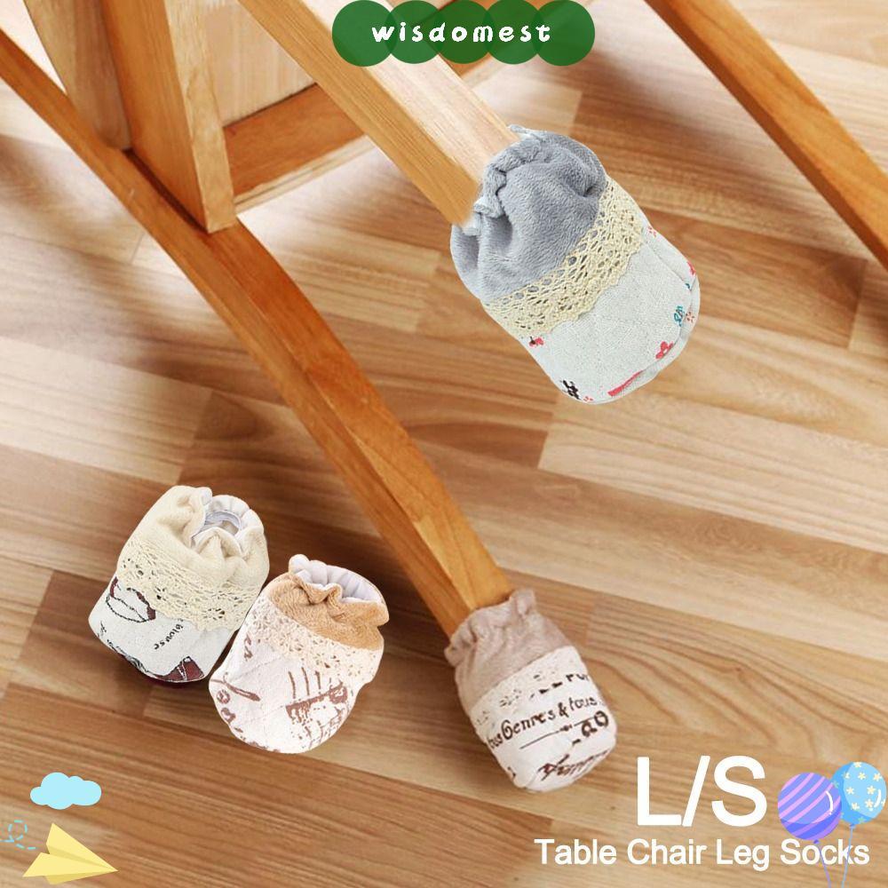 WISDOMEST เก้าอี้เท้าปก,ยืดหยุ่นป้องกันโต๊ะเก้าอี้ขาถุงเท้า,ขาโต๊ะแผ่นพื้นเงียบลื่นถุงเท้าเฟอร์นิเจอร์ฟุตชั้นป้องกัน