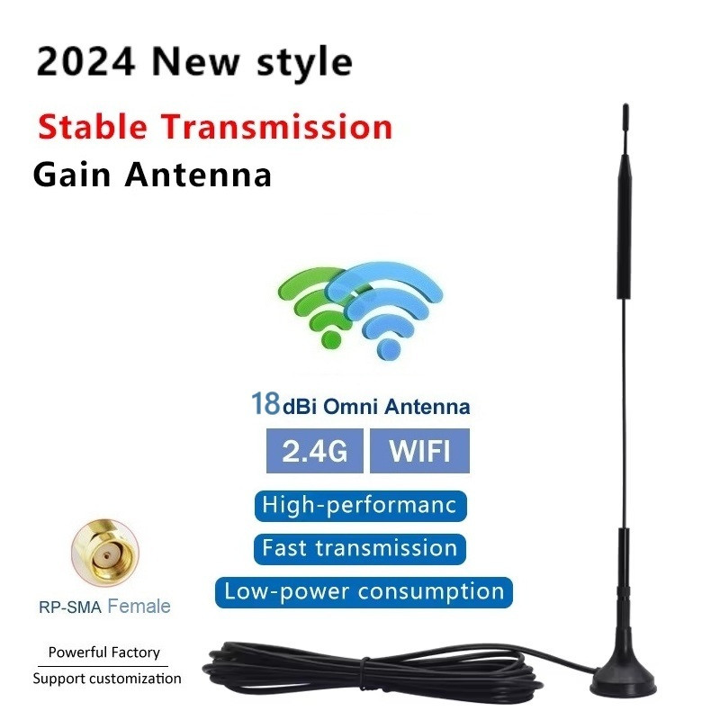 เสาอากาศ Wifi 18dBi Omni 2.4GHz Signal Booster High Gain External