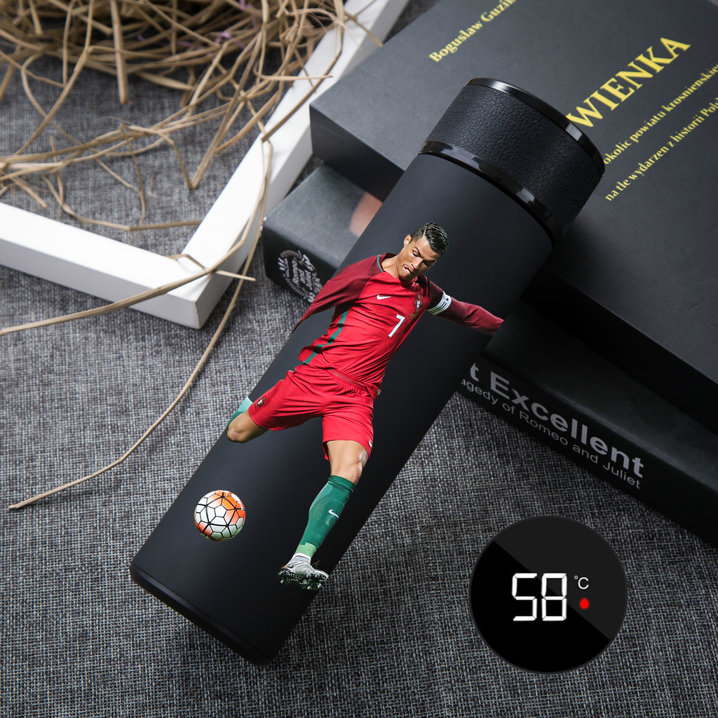 ธีมกีฬาโปรตุเกส CR7 304 สแตนเลสสูญญากาศฉนวนถ้วย-ฉนวนกันความร้อนรั่วซึม บีพีเอ-ฟรี ขวดน้ํา-ถ้วยกาแฟ-เรอัลมาดริด อ้างอิง ยูเวนตุส เอฟซี แมนเชสเตอร์ยูไนเต็ด เบอร์ท