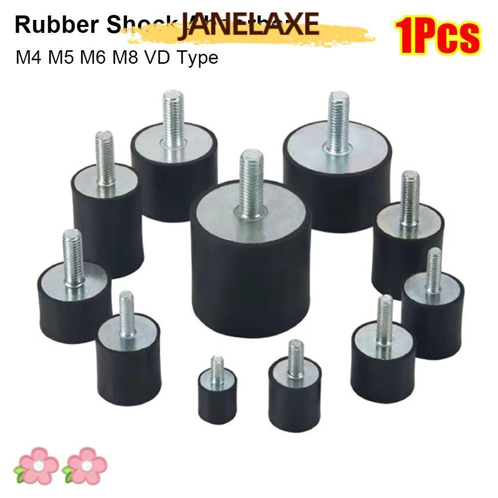 JANELAXE932JN 1 ชิ้นยางโช้คอัพ, M4 M5 M6 M8 VD ประเภท Crash Pad, ทนทาน Anti-vibration ชายด้าย Bobbin