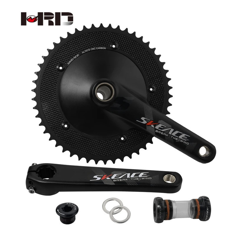 ผู้ผลิตคุณภาพ SKEACE Break The Wind Hollowtech Crankset, Fixie Crank, Fixed Gear Bike, Track Bicycle