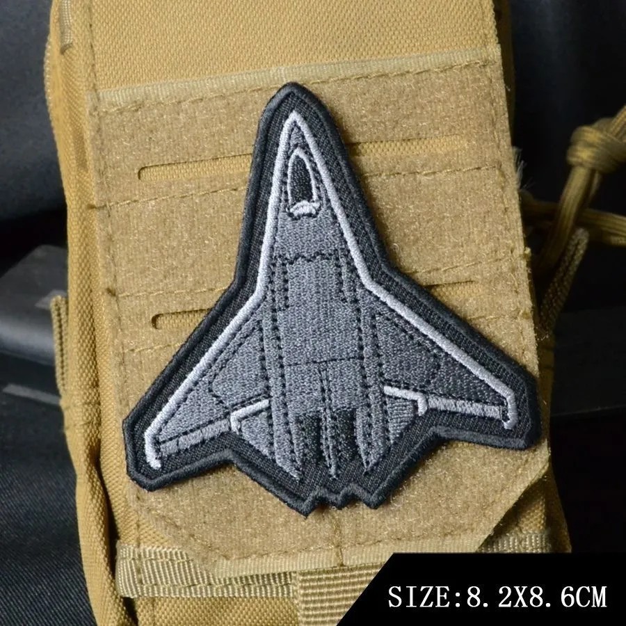 Spot Goods#J50Airplane badge J50Magic Tape Sticker Chinese sixth-generation aircraft Velcro  Aviatio