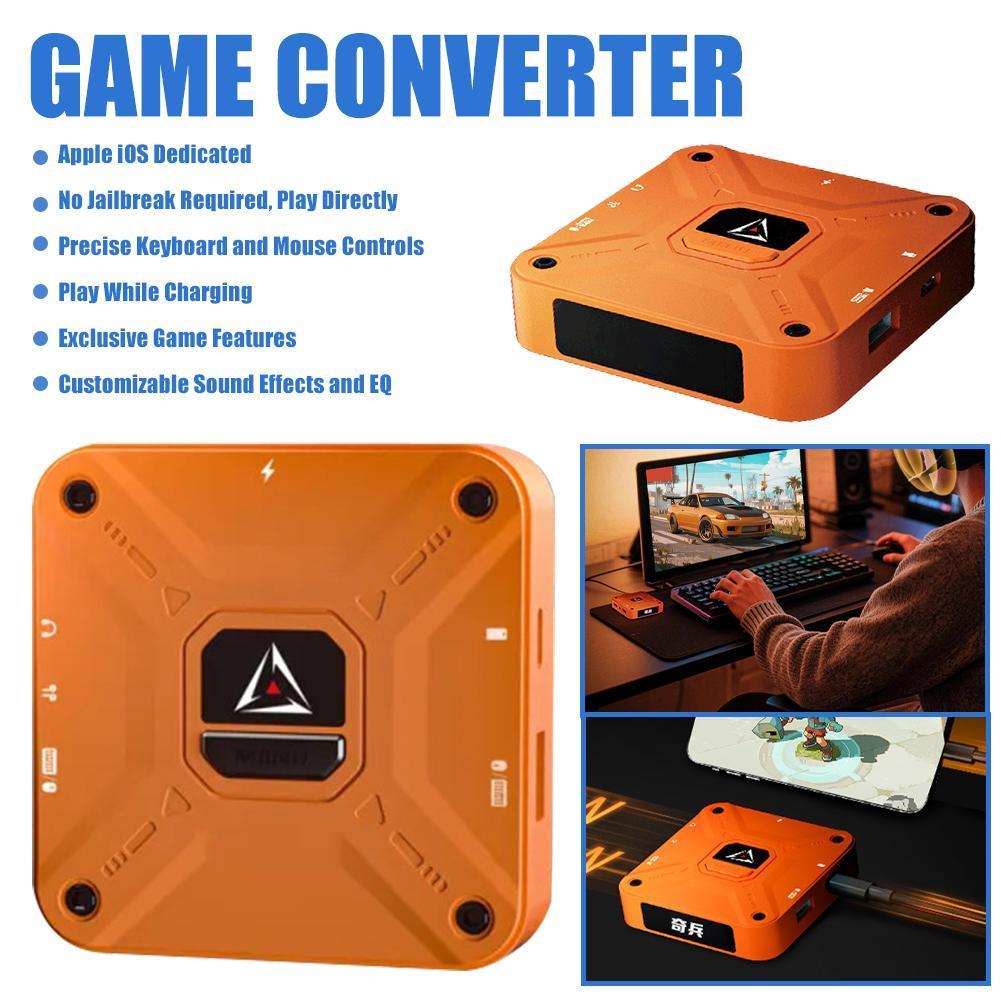 Gawming Ax360m QiBing เกมมือถือคีย์บอร์ดเมาส์ Converter 2000Hz Polling Rate, PUBG บัลลังก์อุปกรณ์ต่อพ่วงสําหรับเล่นเกมสําหรับ IOS ราคา ถูกที่สุด ดีลบีเคเค แกลเลอรีภาพที่ 2