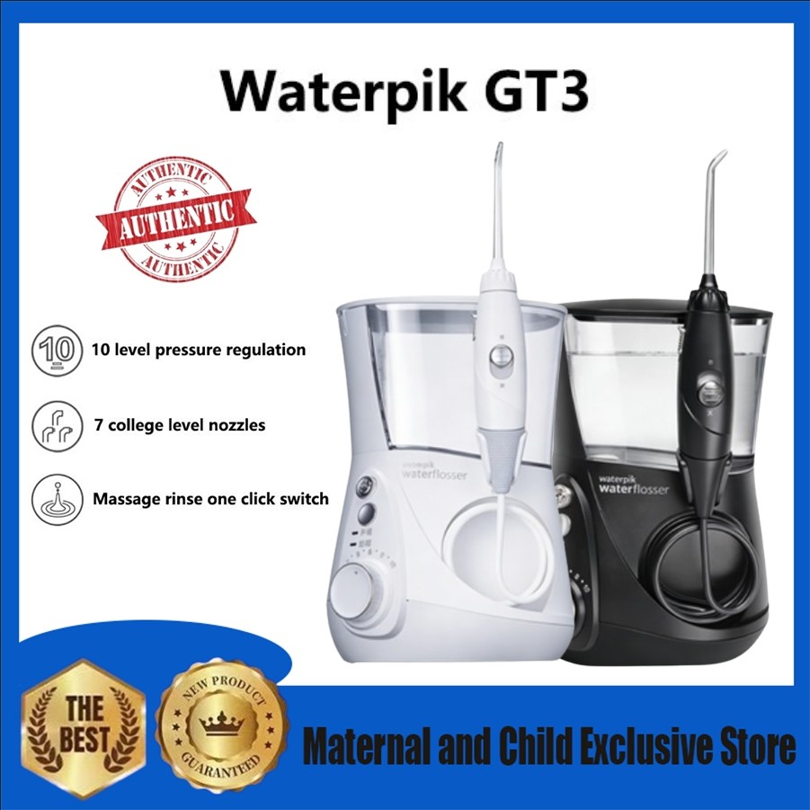 Waterpik Toothbrush GT3 Household Desktop Toothbrush Water Floss Toothbrush+7 Nozzles