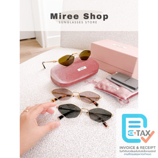 MIU MIU แว่นกันแดด รุ่น 56ZS ของแท้มาพร้อมประกันศูนย์ 2 ปีค่…