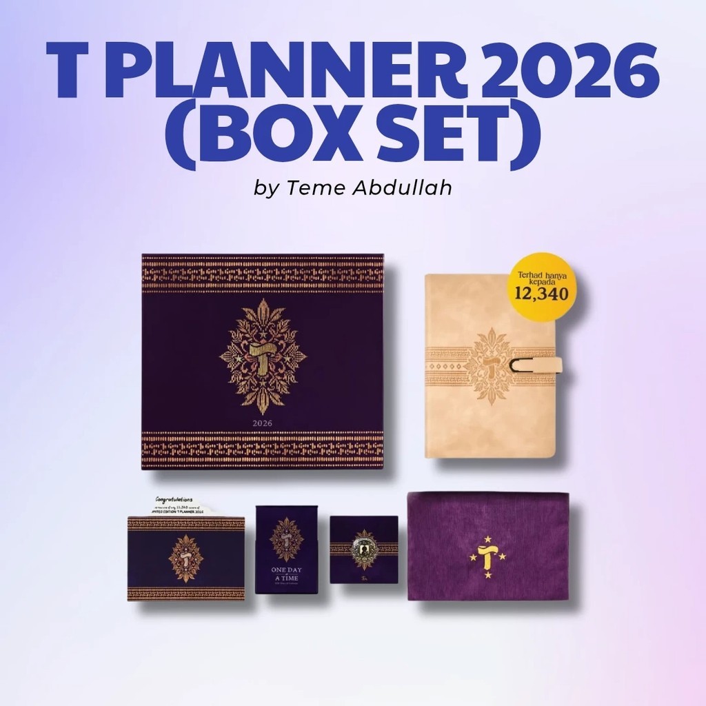 Box Set T Planner 2026 - LIMITED EDITION - Planner Teme 2026