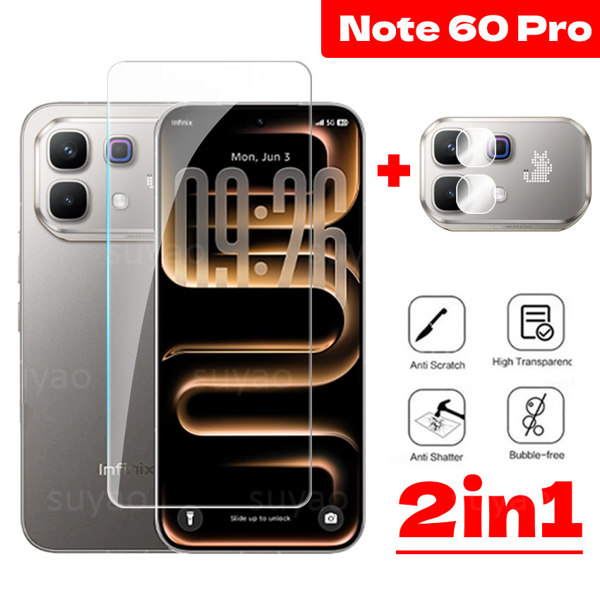 สําหรับ infinix Note 60Pro 60 Ultra Pro 5G 2026 ฟิล์มป้องกันหน้าจอเลนส์กล้อง Note60Ultra Note60Pro N