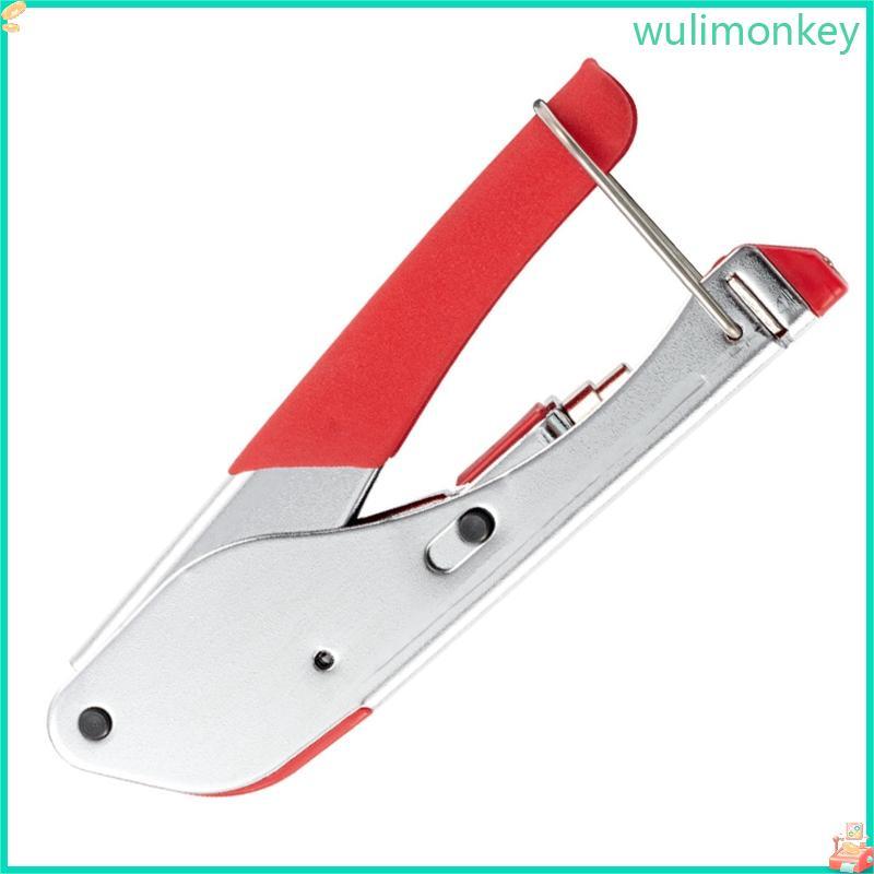 WU Coaxial Cable Crimping Tool บีบคีม Wire Stripper สําหรับ RG6 Coax Cable