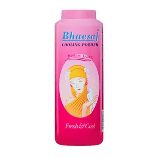 (แพ็ค 6 ขวด) แป้งเย็น เภสัช Bhaesaj ขนาด 100 กรัม