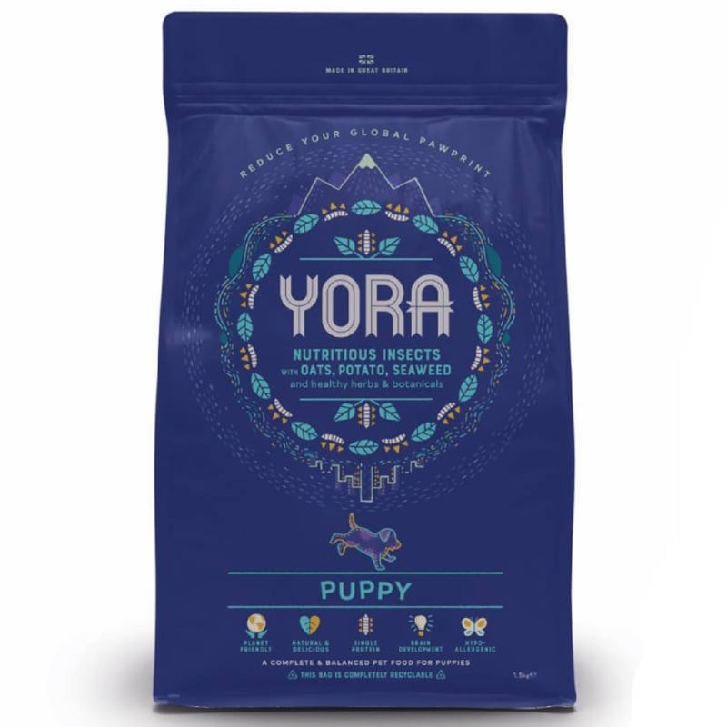 โยราอาหารสุนัขสำหรับลูกสุนัขทุกสายพันธุ์ 1.5กก. Yora Dog Dry Food For Puppy All Breed 1.5kg [5060604