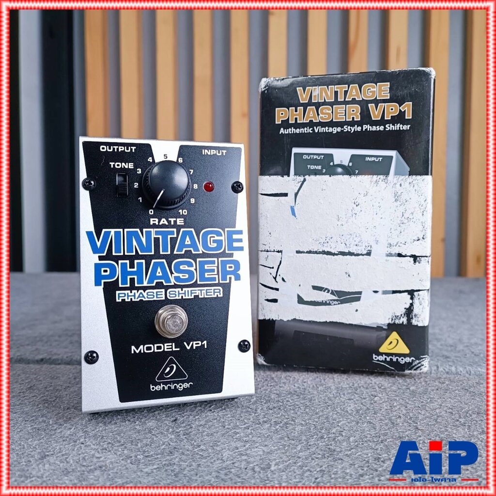 สินค้าเสียหายจากการขนส่ง BEHRINGER VP1 เอฟเฟคกีต้าร์ Vintage Phaser (กล่องนอกเสียหาย สินค้าใหม่สมบูร