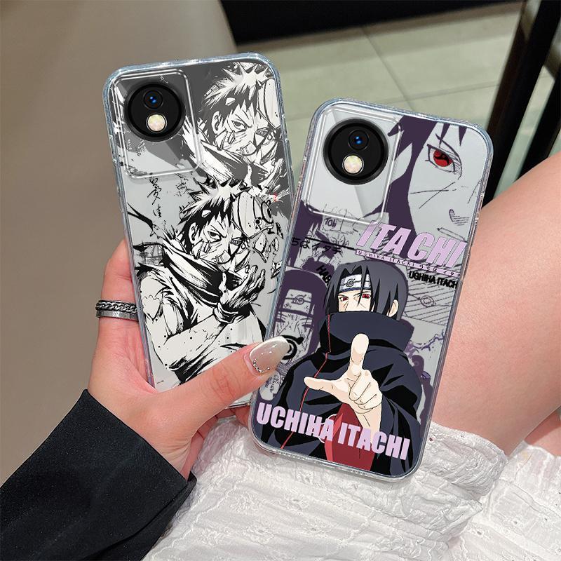 เข้ากันได้กับเคสโทรศัพท์ VIVO Y02 Y02A Y02T Cool Naruto Series TPU เคสโทรศัพท์โปร่งใสนุ่ม