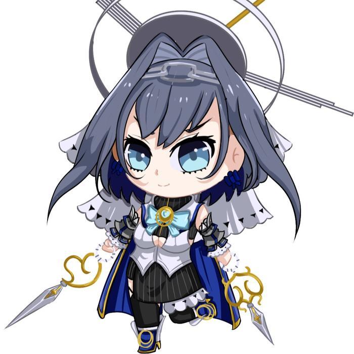 พวงกุญแจ Ganci / Gantungan Kunci Akrilk HOLOGLIVE ENG GEN 2 Art By GUUMI - Kronii