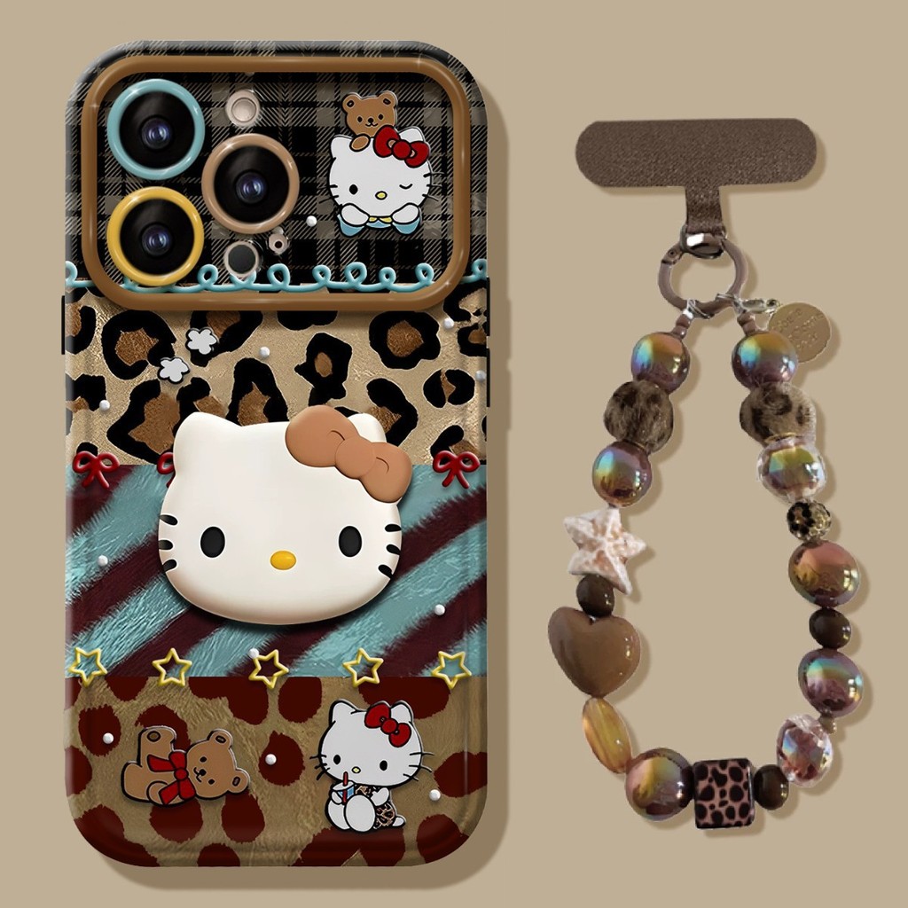 [แมว kt สามมิติน่ารัก] เคสโทรศัพท์ iPhone สไตล์ใหม่ 17promax16/15 ซิลิโคน 14 หญิง 13/12/11