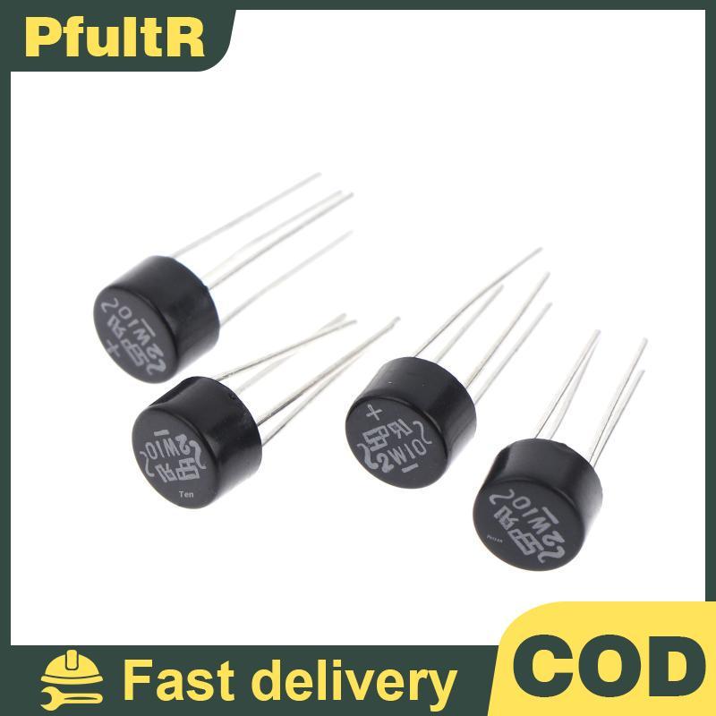 Null 10/20/30 ชิ้นใหม่ 2W10 2A/1000 โวลต์ไดโอดสะพาน Rectifier รอบ Vridge Rectifier Bridge Sta null