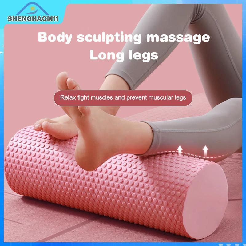 [SH] 30 ซม.Eva Solid Foam Roller คอลัมน์โยคะพิลาทิสนวดคอลัมน์ลูกกลิ้งกล้ามเนื้อเนื้อเยื่อโยคะ Blo Ho