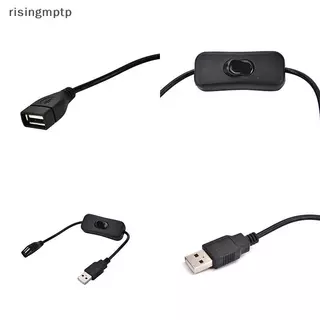 Risingmptp] สาย USB พร้อมตัวควบคุมพลังงานสวิตช์สําหรับ Raspberry Pi Arduino USB On Off Toggle ใหม่