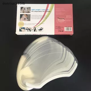 (sun) 50 ชิ้น Hairdressing Eye Mask Transparent Eye Shield Kit Dye Perm Face Cover (TH)