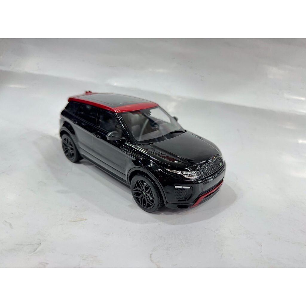 Jingshang 1/18 Land Rover Aurora Range Rover Aurora สีดําสีแดงจับคู่ถุงกระจัดกระจายเต่าโลหะผสมไม่สาม
