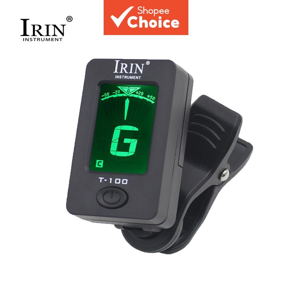 ไอริน 360° จูนเนอร์กีตาร์หมุนได้ 12-จูนเนอร์ชั่วคราวสําหรับเบสไวโอลินอูคูเลเล่