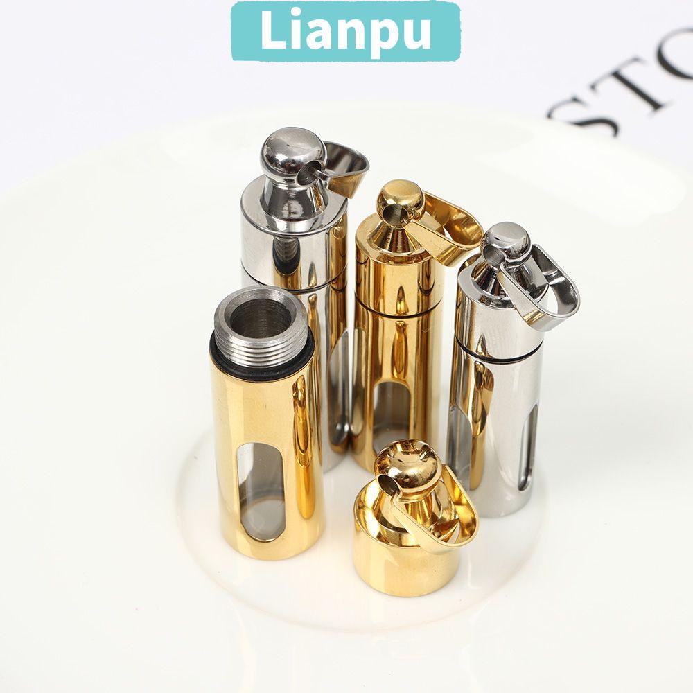 LIANPU น้ำหอม Vial จี้เครื่องประดับแฟชั่น DIY สำหรับสร้อยคอ