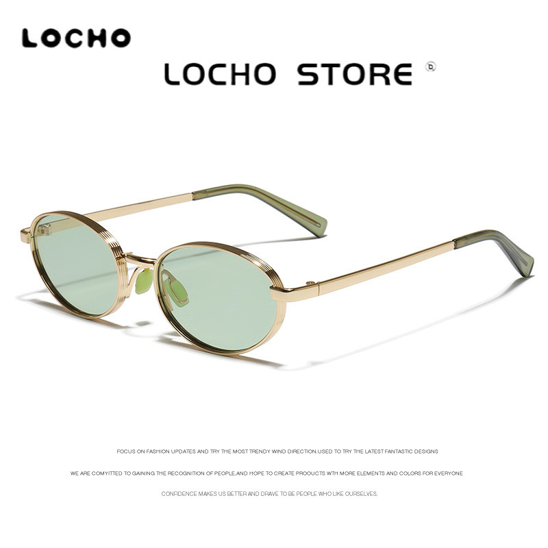 LOCHO 2026 แว่นกันแดด กรอบทรงวงกลม UV400 เทรนด์ใหม่ เหมาะสำหรับซันไชน์ฤดูร้อน