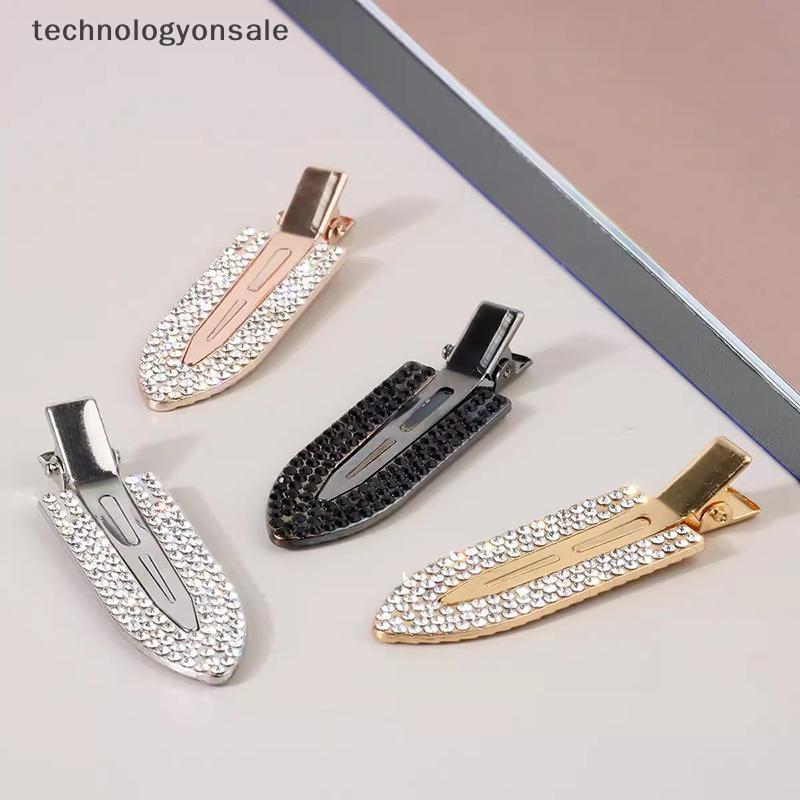 [Tech] Alloy Diamond Seamless Hairpin แฟชั่นสร้างสรรค์พลั่วรูป Dubill คลิป Rhinestone Bangs คลิปสําห