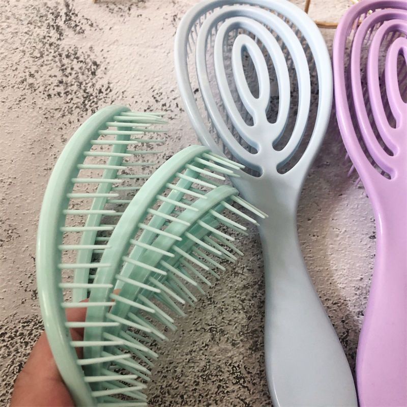 （精品）Air cushion comb家用随身带卷发造型按摩梳女防静电气垫梳骨梳长柄镂空排梳子Carry curly hair styl massage combs/ MhXpRiSw0p0313