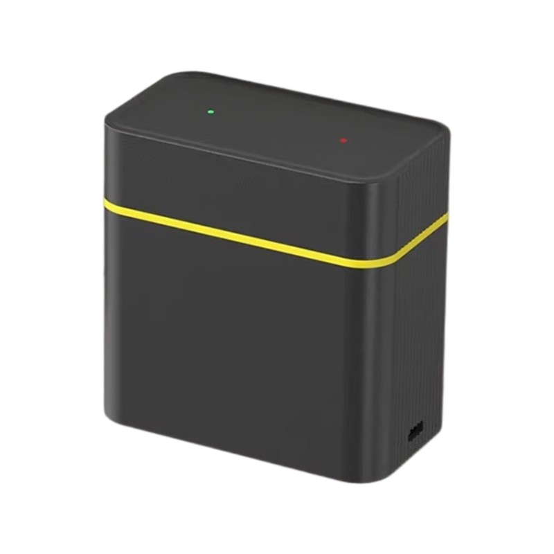 QUU 2-Slot 9V กล่องชาร์จฝาปิดอัจฉริยะและ LED Status Light Case