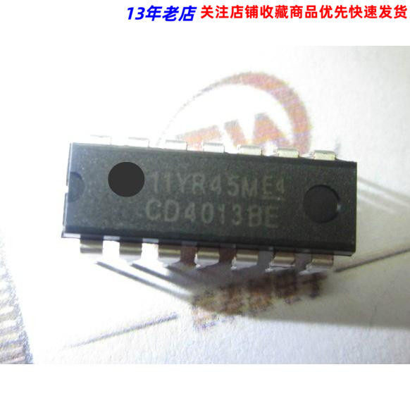 CD4013BE CD4013BP HEF4013 HCF4013 จาก D-Type Trigger DIP-14 In-Line