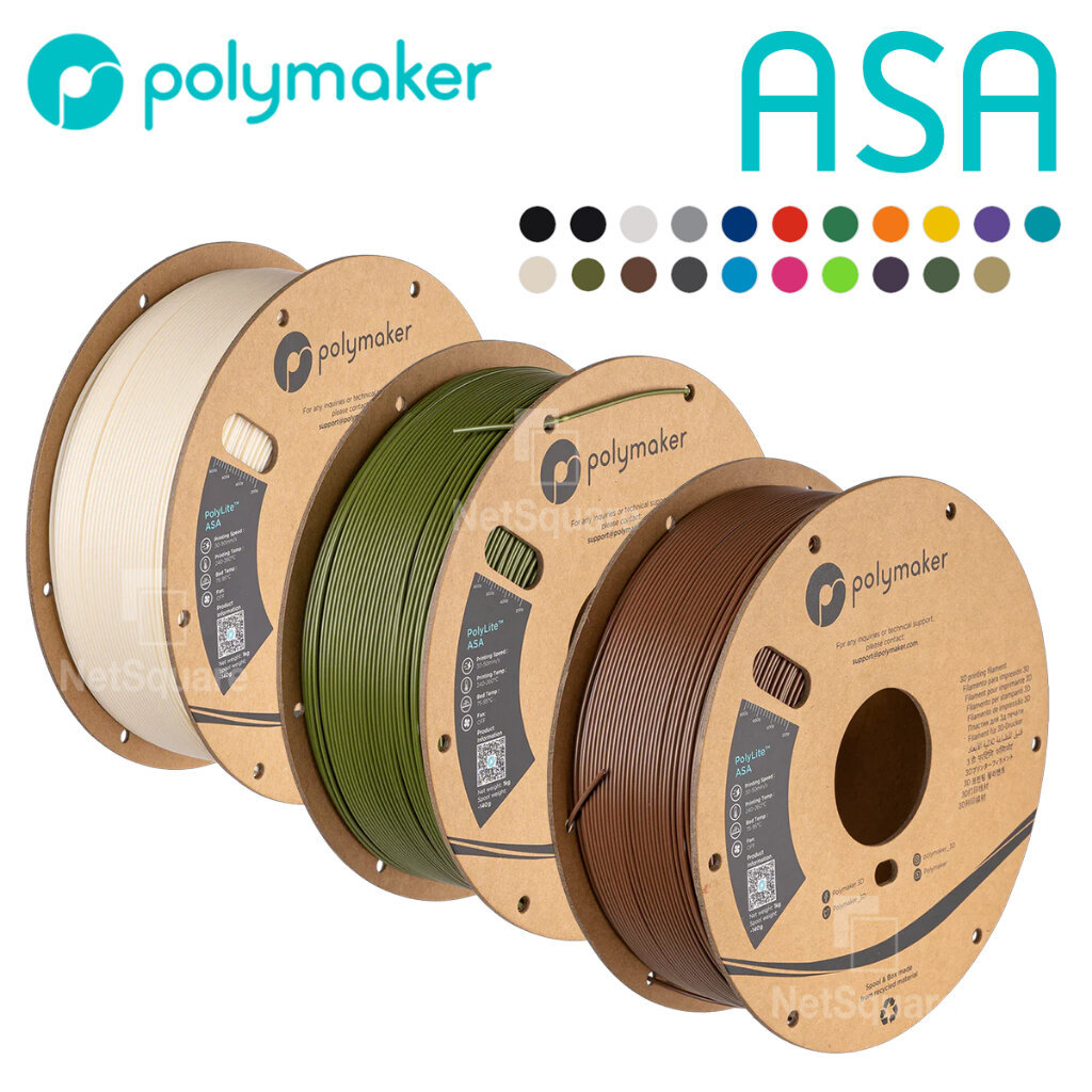 Polymaker PolyLite ASA 1.75mm 1KG Filament for 3D Printer เส้นพิมพ์สามมิติ