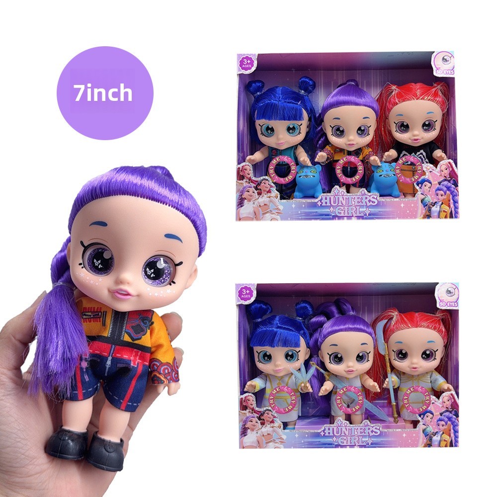 ใหม่ 18 ซม.Kpop - ตุ๊กตา Rumi Mira Zoeey 5D Eye Jointed ตุ๊กตาสําหรับสาวของขวัญวันเกิดเพลงธีม