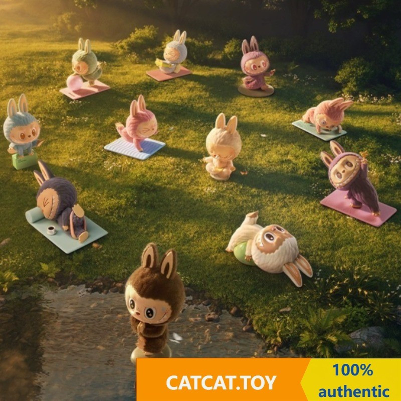 POPMART LABUBU Lazy Yoga Series Mystery Box Decorative
