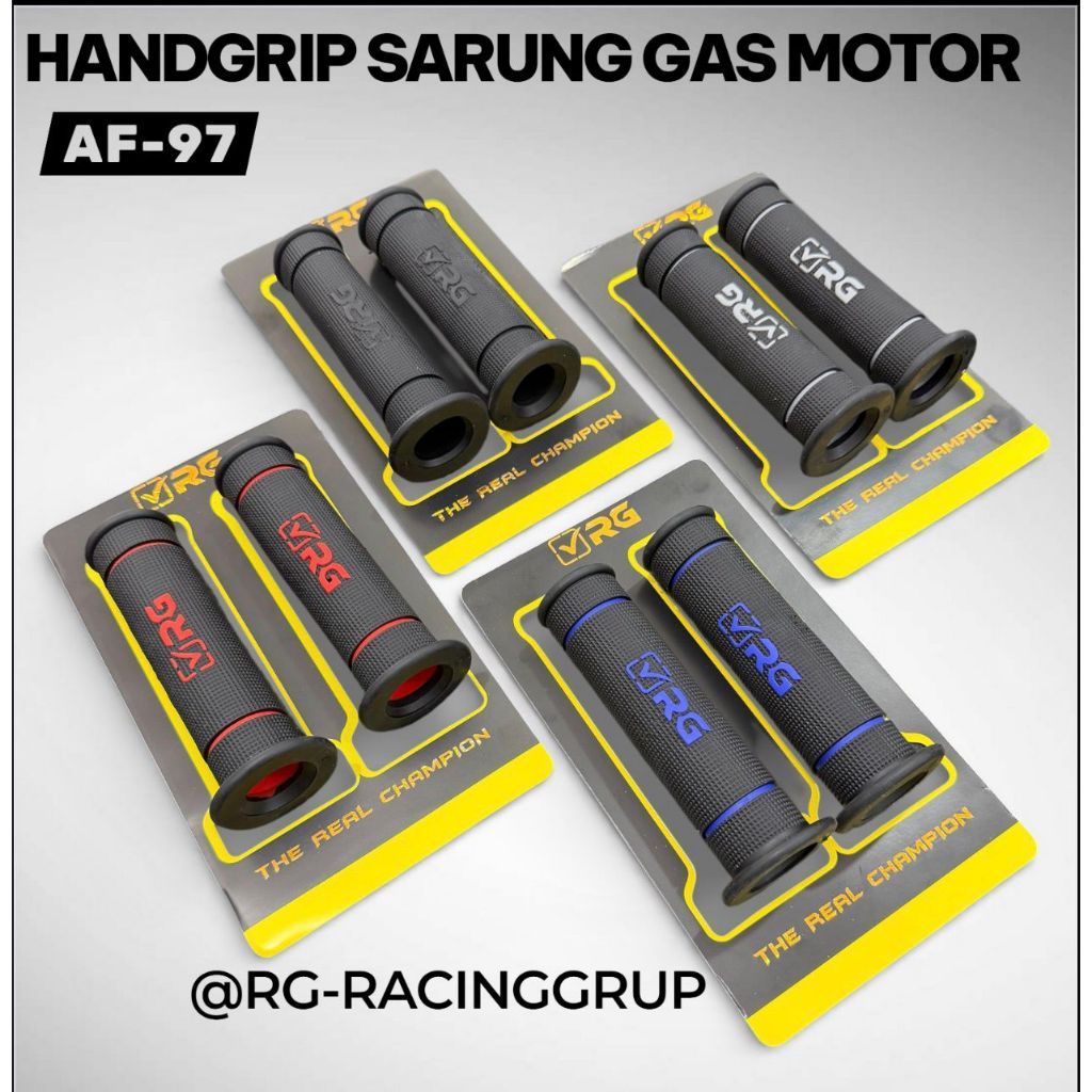 ORIGINAL AF97 ปลอกแฮนด์ RG RACING SUPER SOFT RUBBER GAS ยี่ห้อ RG AF 97 RACING group
