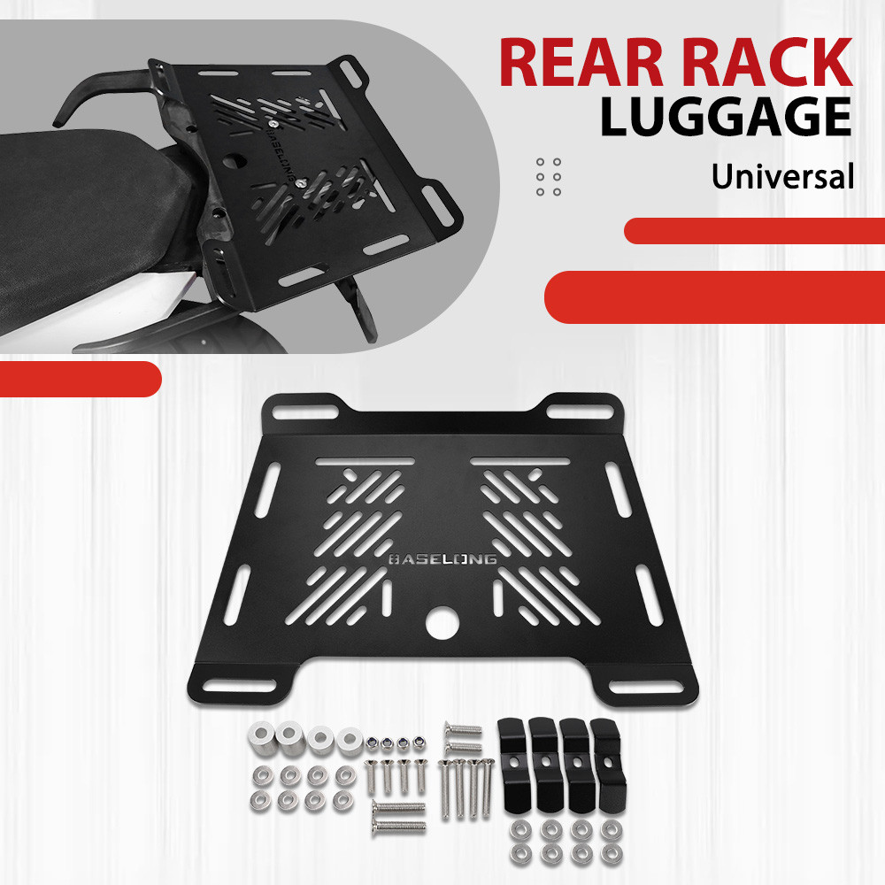 Lสำหรับ Hero xpulse 200 /200T Xtreme 200R 200S ชั้นวางสัมภาระกระโปรงหลังรถรางเก็บของ