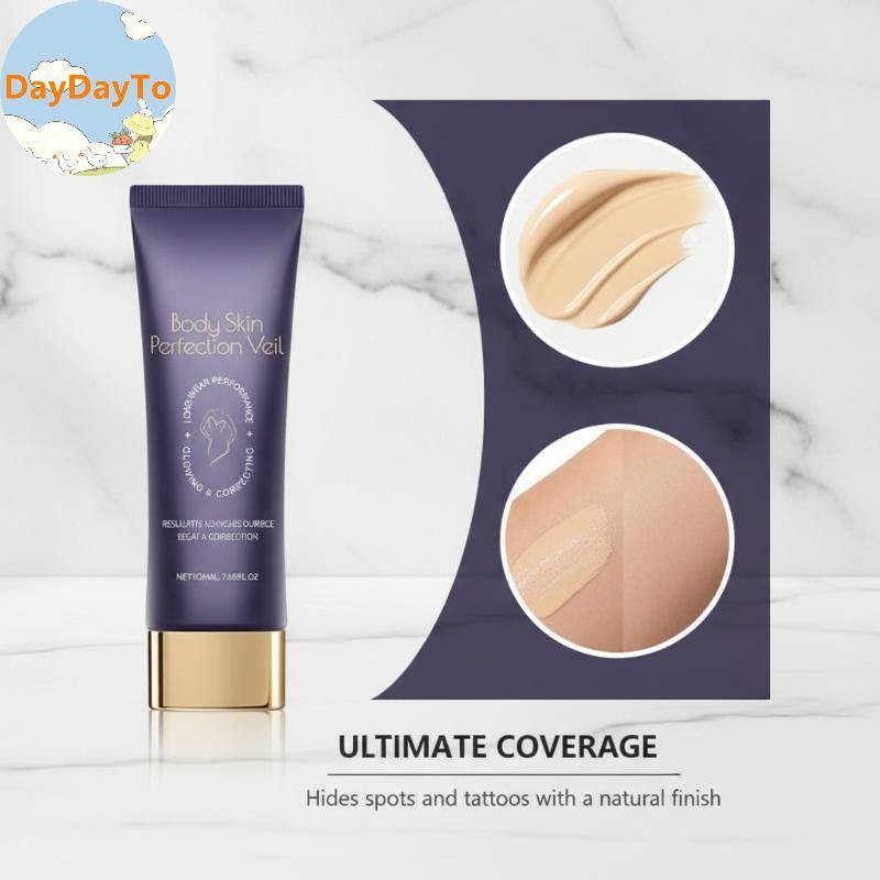 DayDayTo Warm Radiance Body CONCEALER สําหรับปกปิดติดทนนานทุกวันของฝ้า, แม้แต่ใบหน้าและผิวโทน Care ค