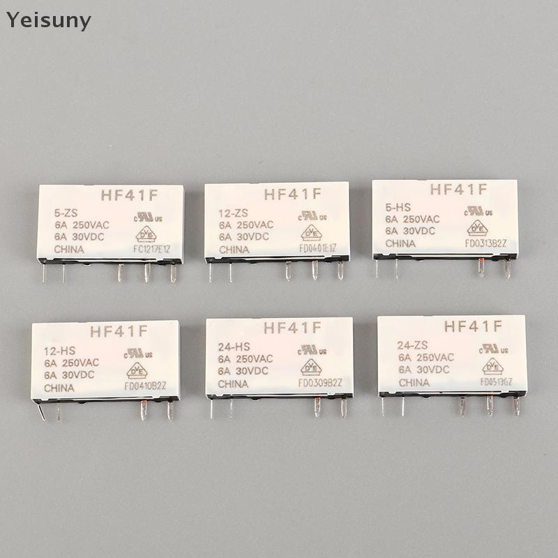 [Yei] HF41F-24-ZS HF41F-12-ZS HF41F-5-ZS HF41F-5-HS HF41F-12-HS HF41F-24-HS รีเลย์อุตสาหกรรม Submini
