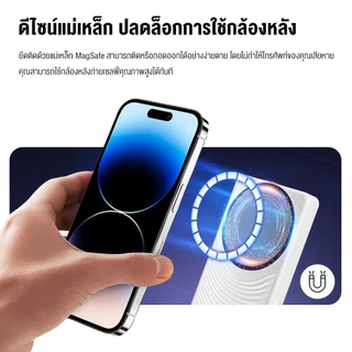 OKAWA Recording Display Screen จอมอนิเตอร์สำหรับเซลฟี่ แบบแม่เหล็ก 1800 mAh อุปกรณ์เสริมสำหรับเซลฟี่ หน้าจอ 4.02 นิ้ว