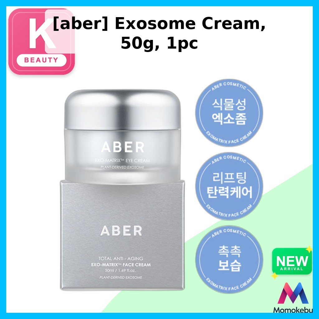 [aber] Exosome Cream, 50g, 1 ชิ้น / ครีม Exosome เกาหลี / สูตรต่อต้านวัย / ของแท้ 100% โดย MomoKebu