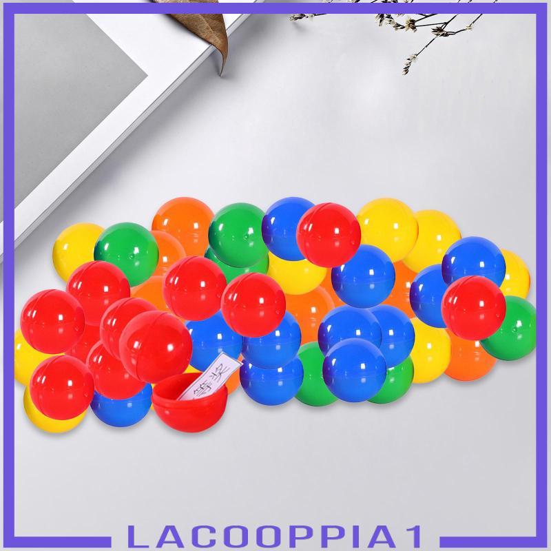 [Lacooppia1] 50 ชิ้น Bingo Ball Calling Balls ฟิตติ้ง Lottery Balls Raffle Balls สําหรับบริษัท