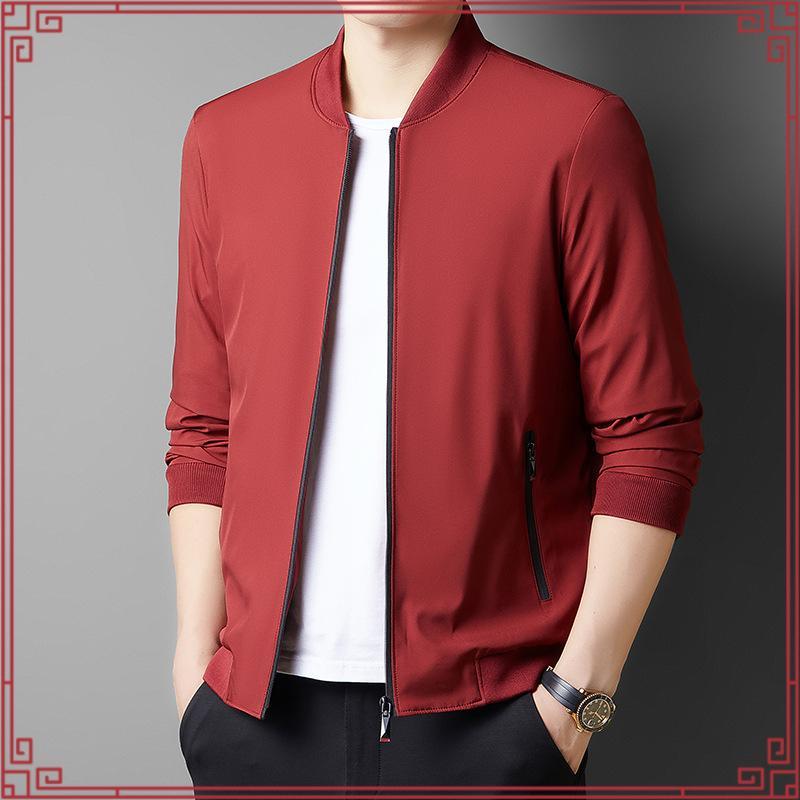 เสื้อแจ็คเก็ตคอจีน XIONGXIN ผ้าไมรโคร เนื้อดี นิ่มใส่สบาย มีซับใน ด้านในมีกระเป๋า