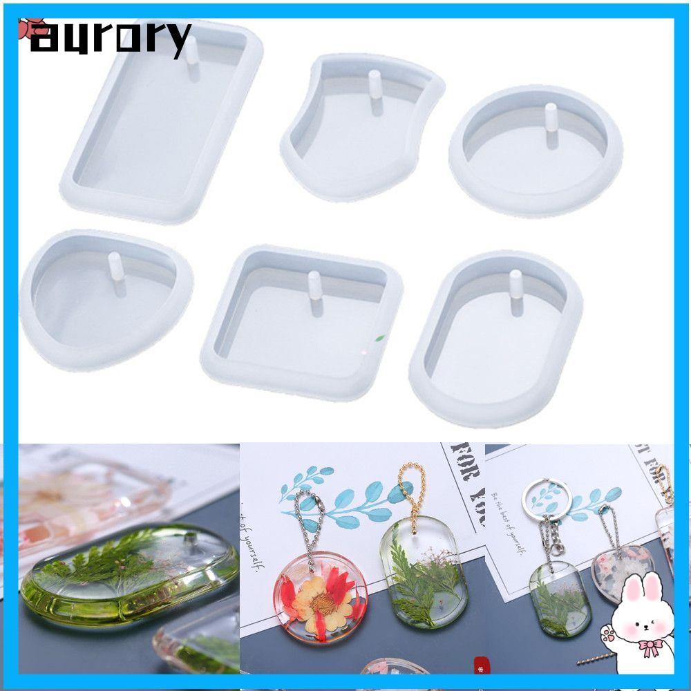 AURORY จี้แม่พิมพ์เรซิ่นหัวใจ DIY Craft Epoxy Handmade สร้อยคอพวงกุญแจ