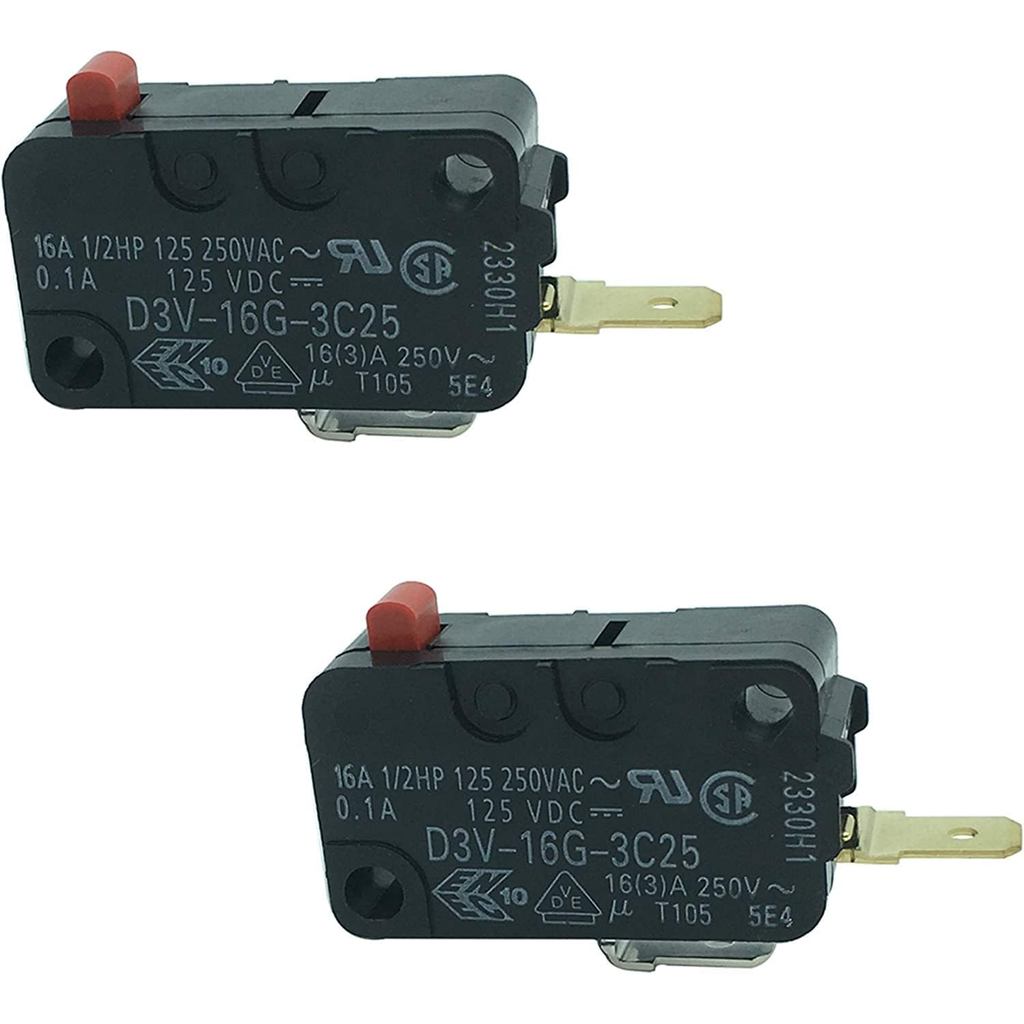 LONYE WB24X829 D3V-16G-3C25 สวิทช์ประตูไมโครเวฟสําหรับ GE Kenmore Frigidaire ไมโครเวฟ 5304440026 WB2