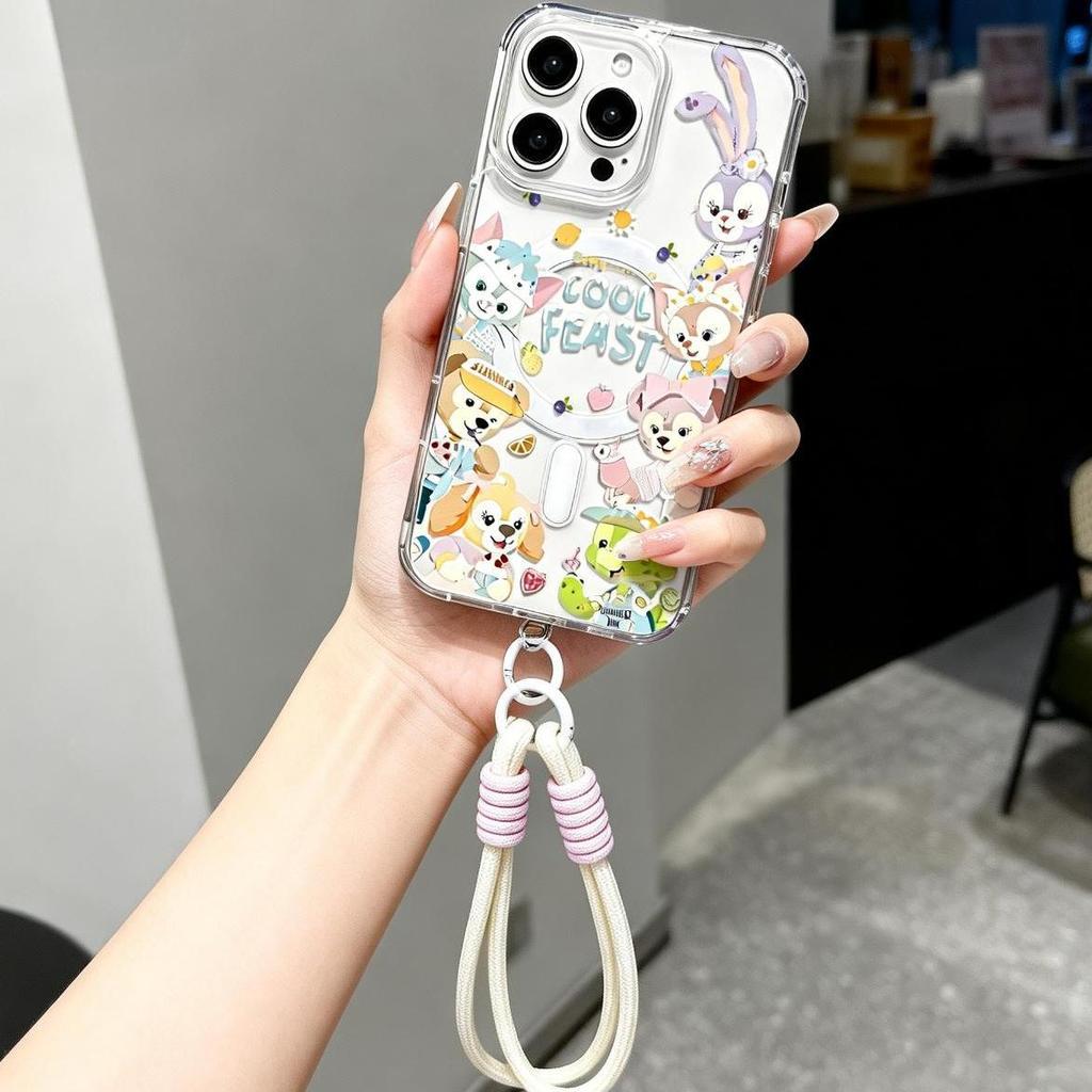 Bov-ดีไซน์เพื่อนสนิท ชาร์จไร้สาย พร้อมสายคล้อง เคส iPhone 17PROMAX เคสไอโฟน 13PRO 16PRO 15 14PLUS 12 11-CHXYCK45 ราคา ถูกที่สุด ดีลบีเคเค แกลเลอรีภาพที่ 3