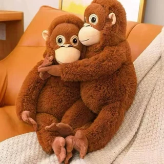 ตุ๊กตากอริลล่า ตุ๊กตาลิง Punchi-kun ตุ๊กตาขนฟู นุ่มน่ารัก ความยืดหยุ่นที่ดี ของขวัญวันเกิด