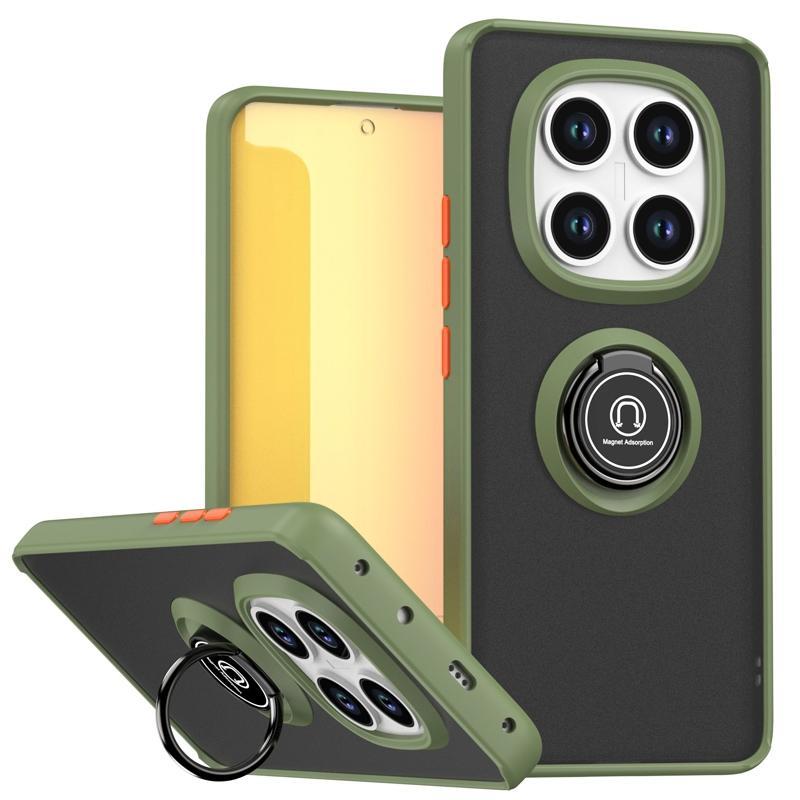 โปร่งแสงกันกระแทกเคสโทรศัพท์แข็งพร้อมวงเล็บโลหะเหมาะสําหรับ Xiaomi Redmi หมายเหตุ 14 Pro Plus หมายเห