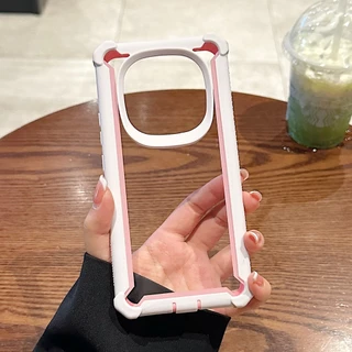 เคสโทรศัพท์สําหรับ Redmi Note 15 Pro / Note 11 13 14 Pro Plus 11s 4G 5G 2in1 Anti Drop เลนส์ HD โปร่งใสกลับปลอกเต็มฝาครอบป้องกัน