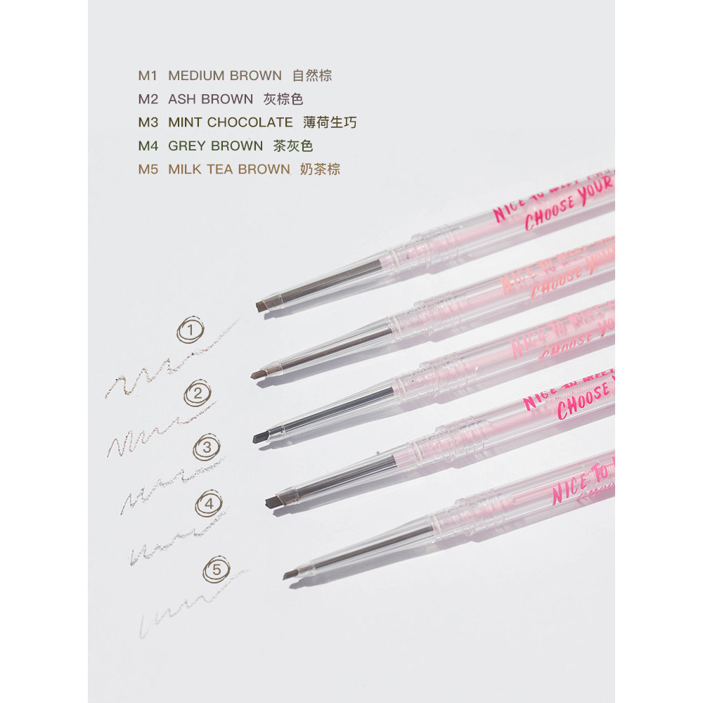 FLORTTE FLORTTE ดินสอเขียนคิ้วมาเชเต้ติดทนนาน