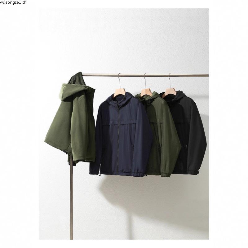 ARI ESSENTIAL WINDBREAKER JACKET - NAVY (AAP2546-03) เสื้อกันลม อาริ สีกรมท่า