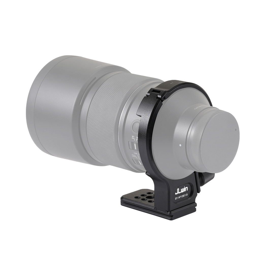 ขาตั้งกล้อง Mount แหวนเลนส์สําหรับ Samyang AF135mm F1.8 Full Frame Telephoto พร้อม 1/4 "และ 3/8" สกร